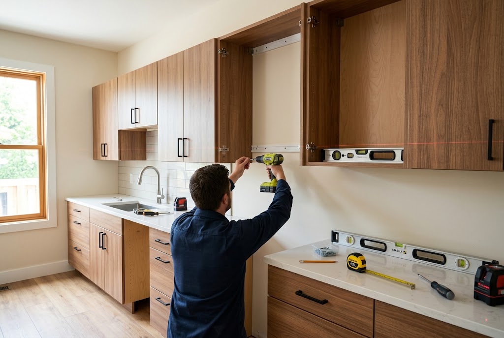 How to Install Kitchen Cabinets