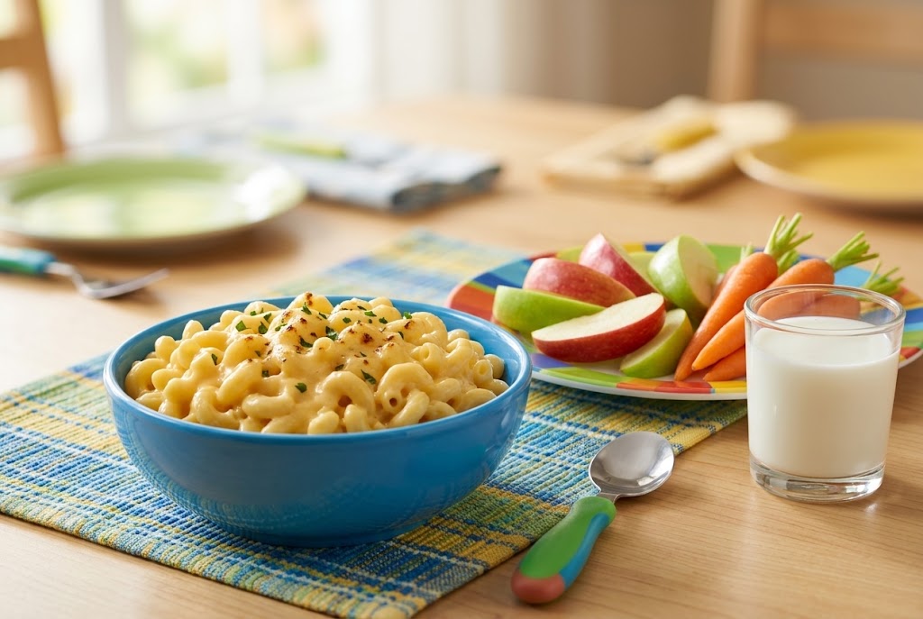 Macaroni and cheese for kids