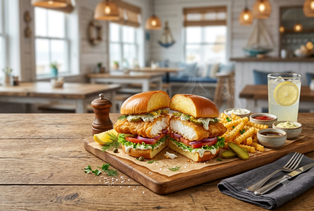 North Atlantic Cod Sandwich