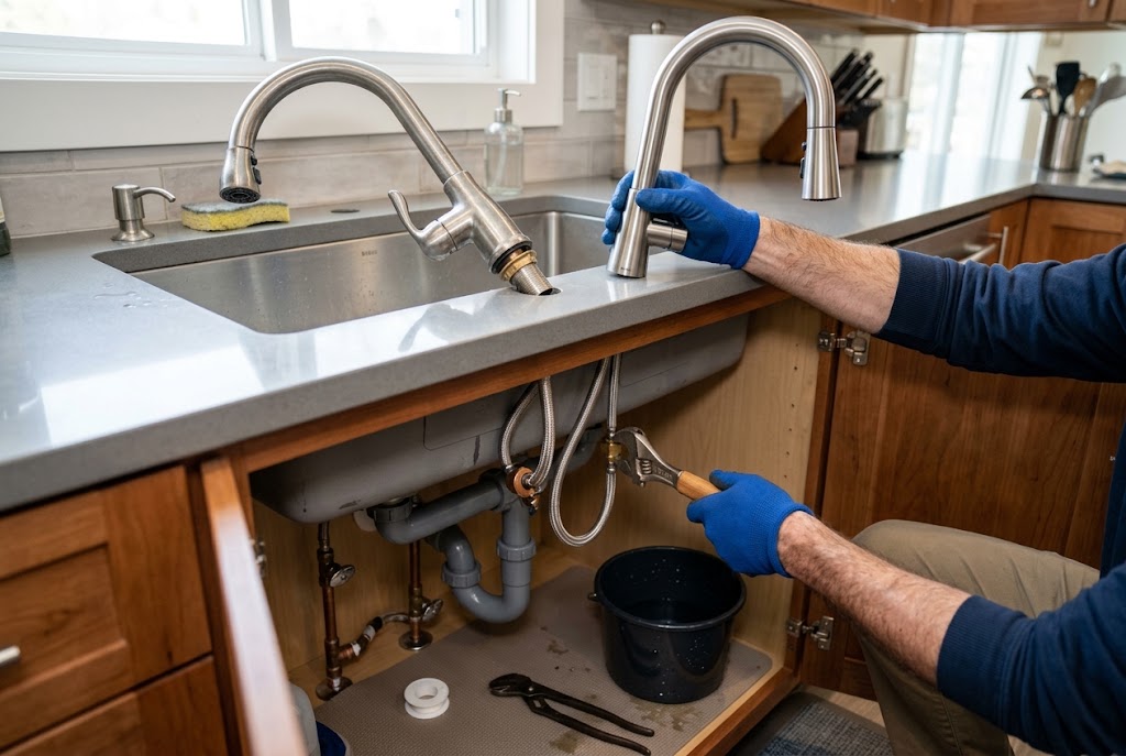 Replace Kitchen Faucet