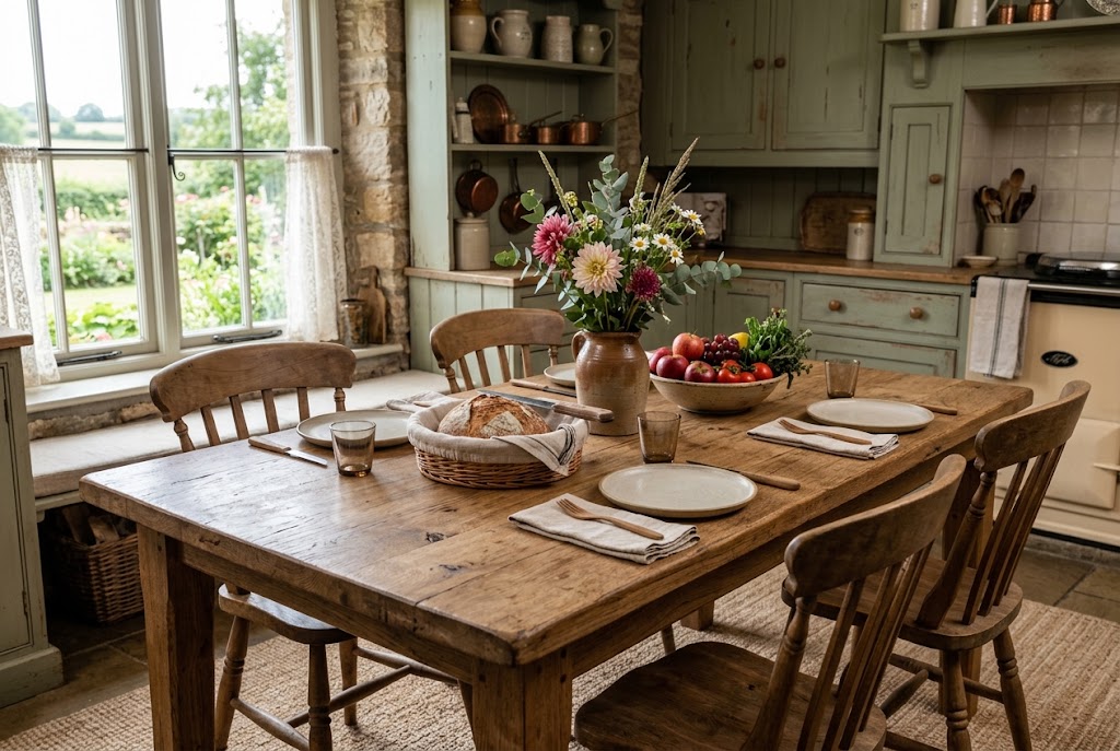 Rustic Kitchen Table