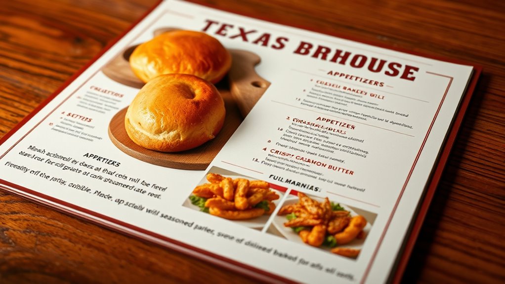 Texas Roadhouse Menu With Prices