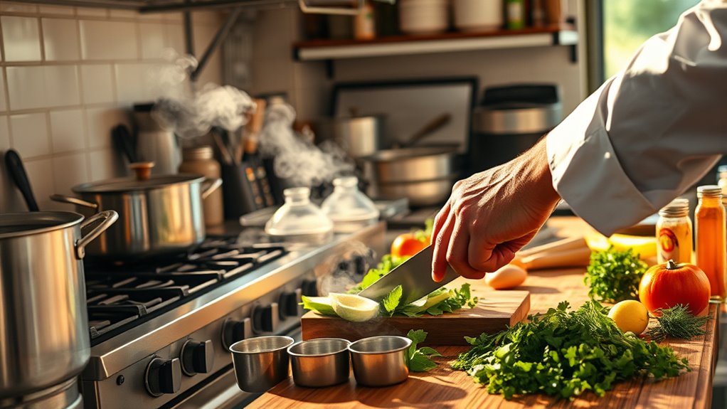 all day kitchen preparation