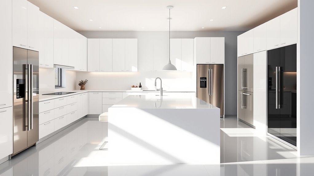 efficient ergonomic kitchen flow