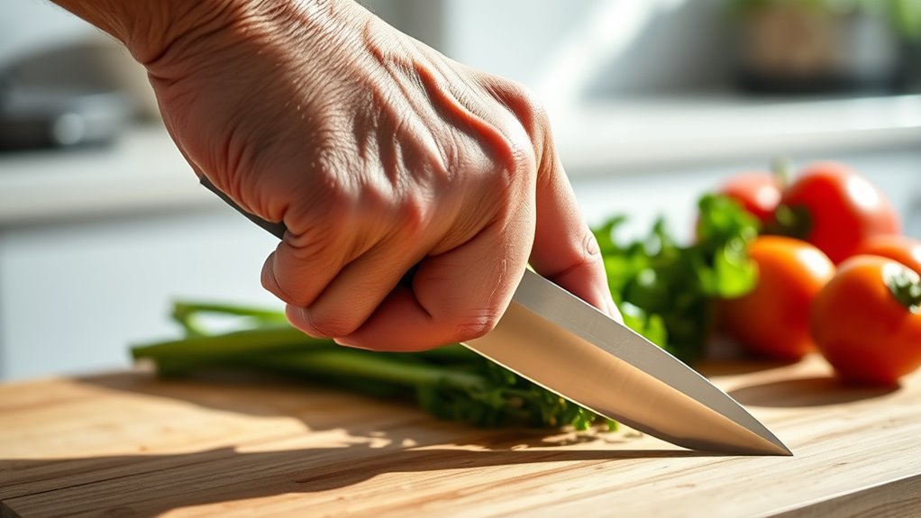 handle knives with care