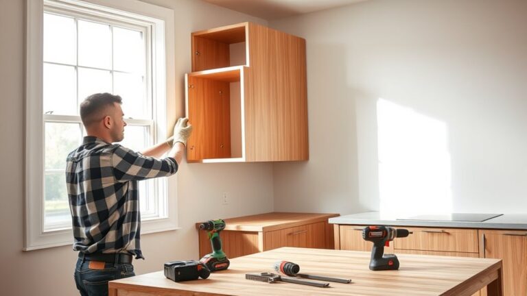 installing cabinets step by step