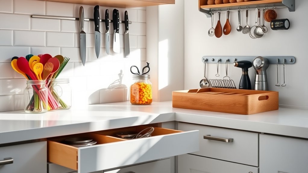 kitchen tools organization tips