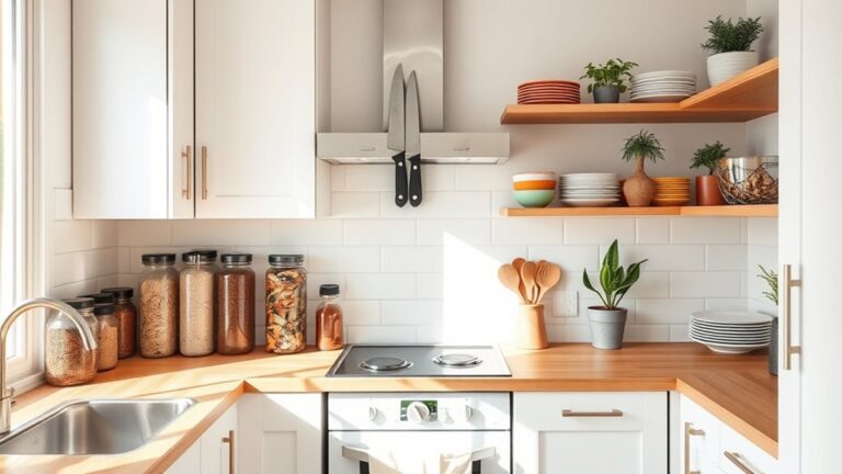 maximize small kitchen space