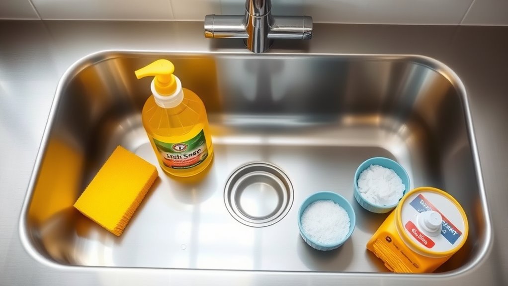 How to Clean Kitchen Sink
