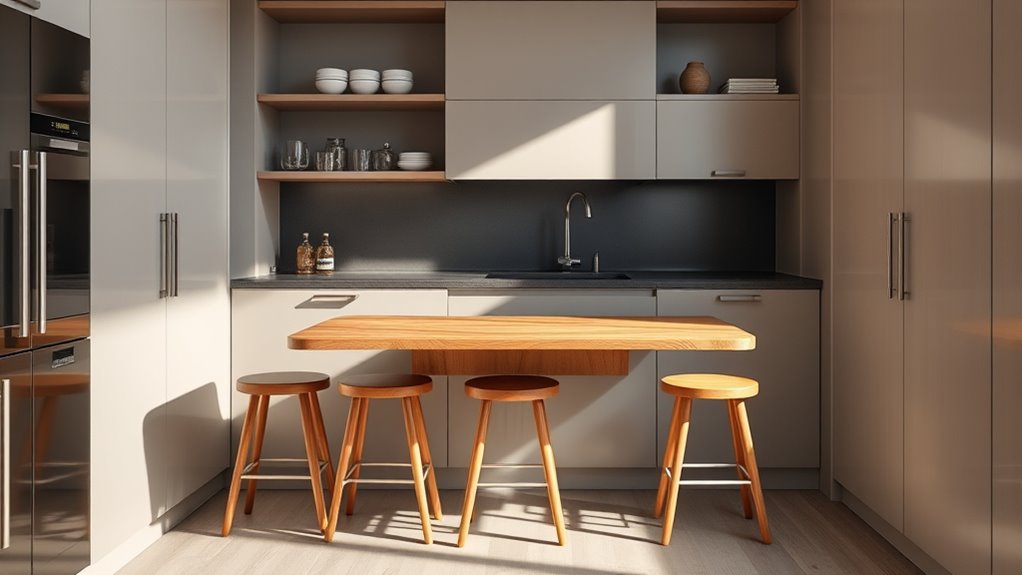 smart space saving kitchen table