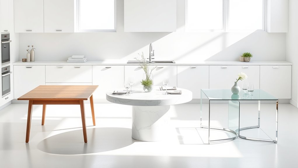 top kitchen table shapes