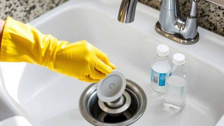 unclogging kitchen sink easily