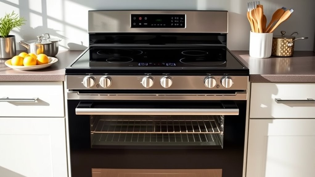 affordable double oven induction range