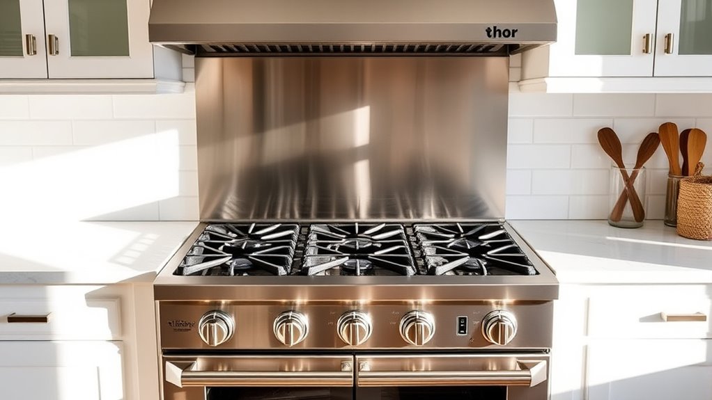 affordable professional kitchen range
