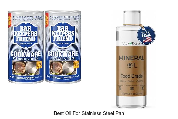 best oil for stainless steel pan