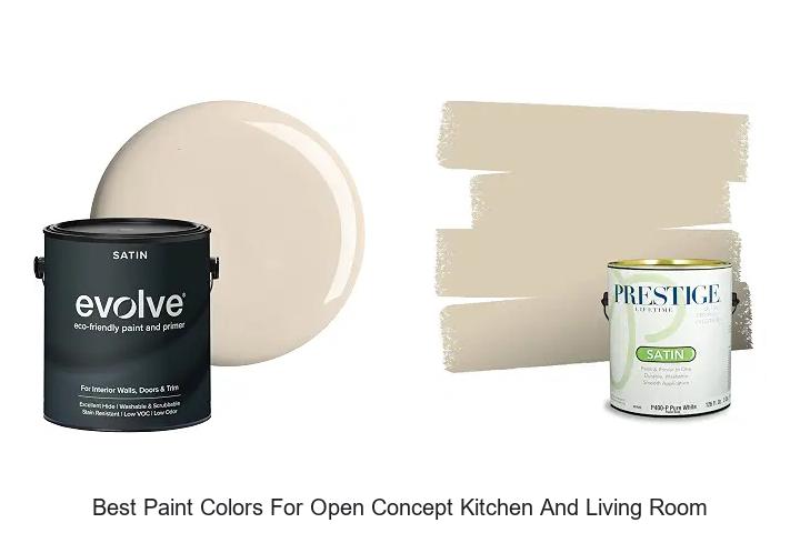 Best Paint Colors For Open Concept Kitchen And Living Room Revealed