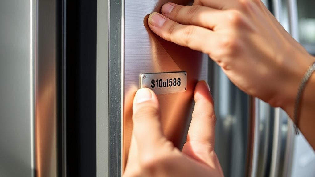 check appliance identification labels