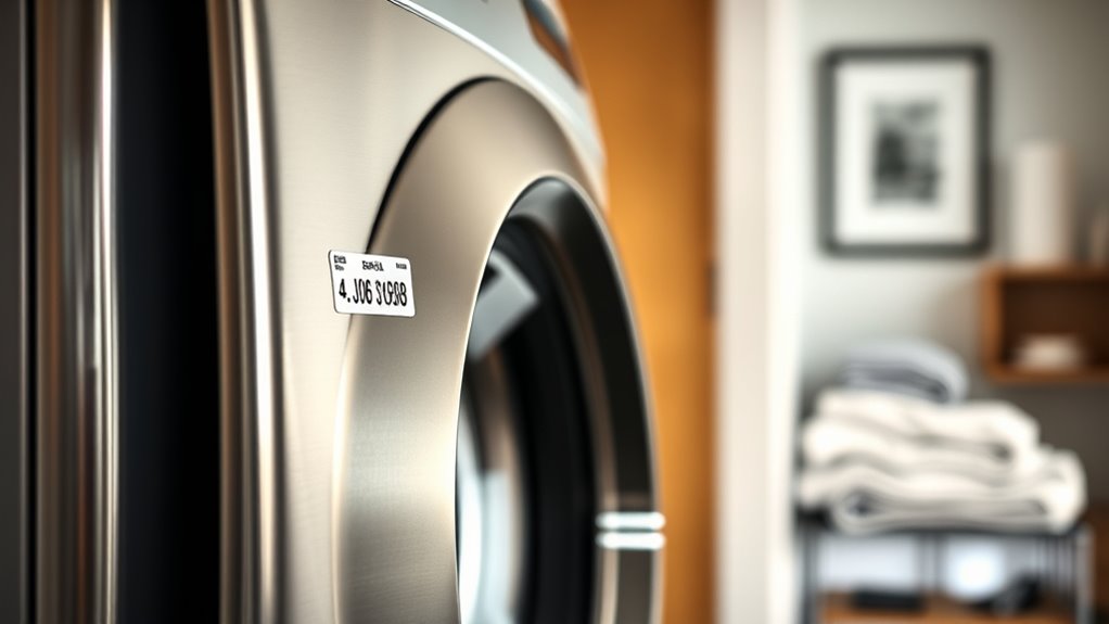 check appliance label locations