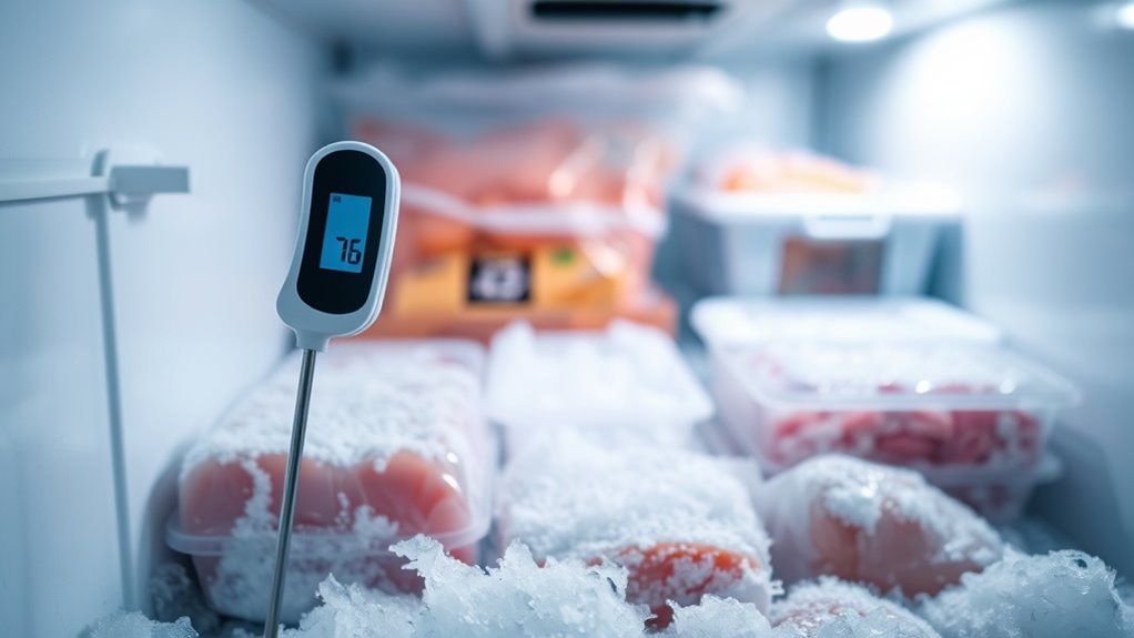 check freezer temperature regularly