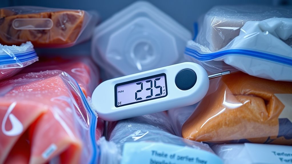 check freezer temperature regularly
