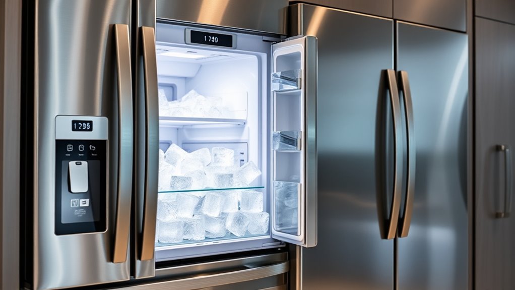 counter depth nugget ice refrigerator