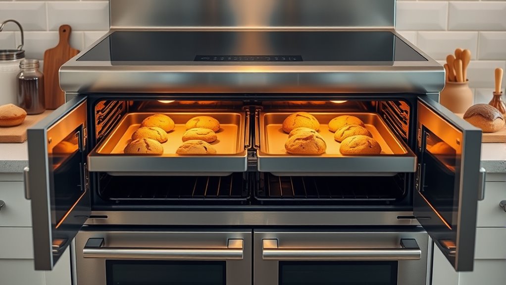double oven induction smart