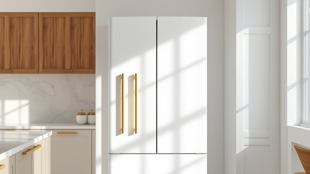 10 Best White Fridges With Gold Handles | Midway One Stop Diner White Fridges With Gold Handles