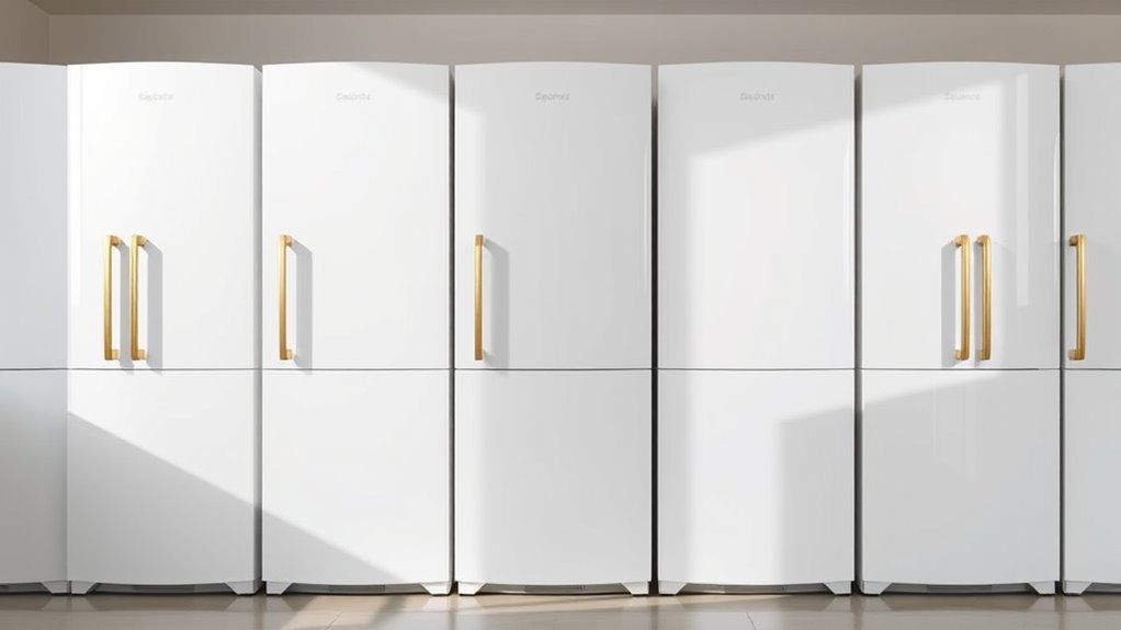elegant white fridge options d12rc