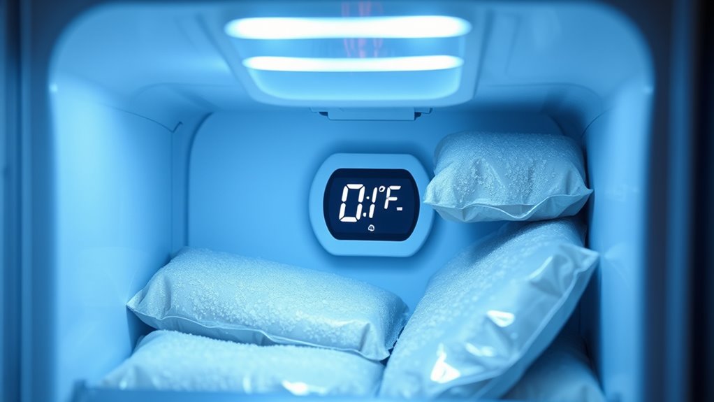 frozen temperatures preserve quality