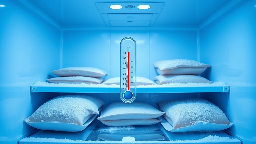 ideal freezer temperature setting
