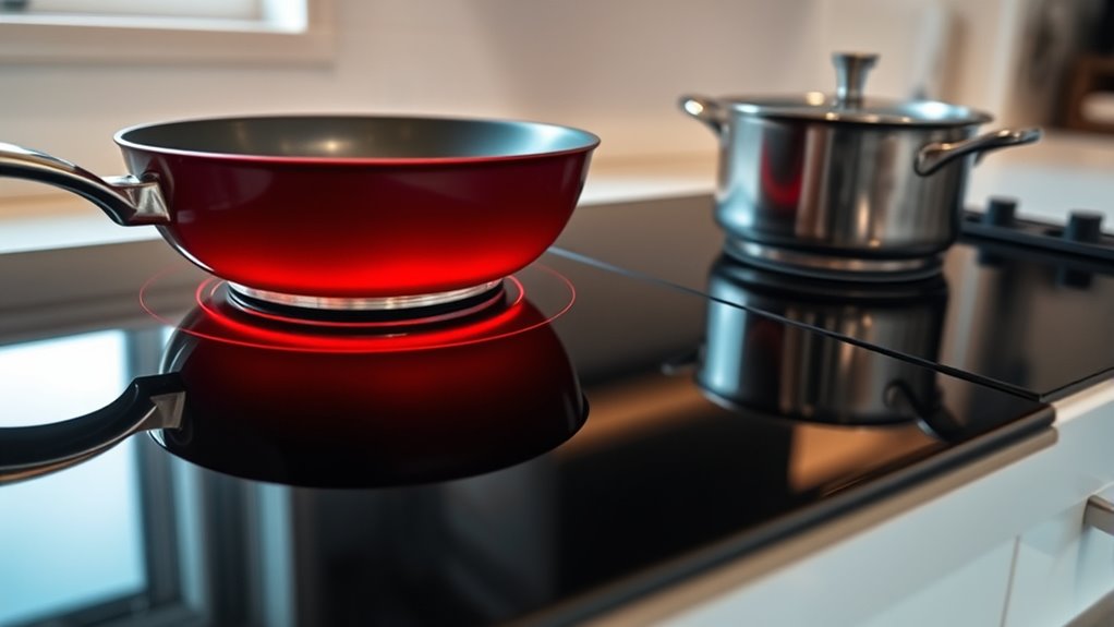 induction heats cookware faster