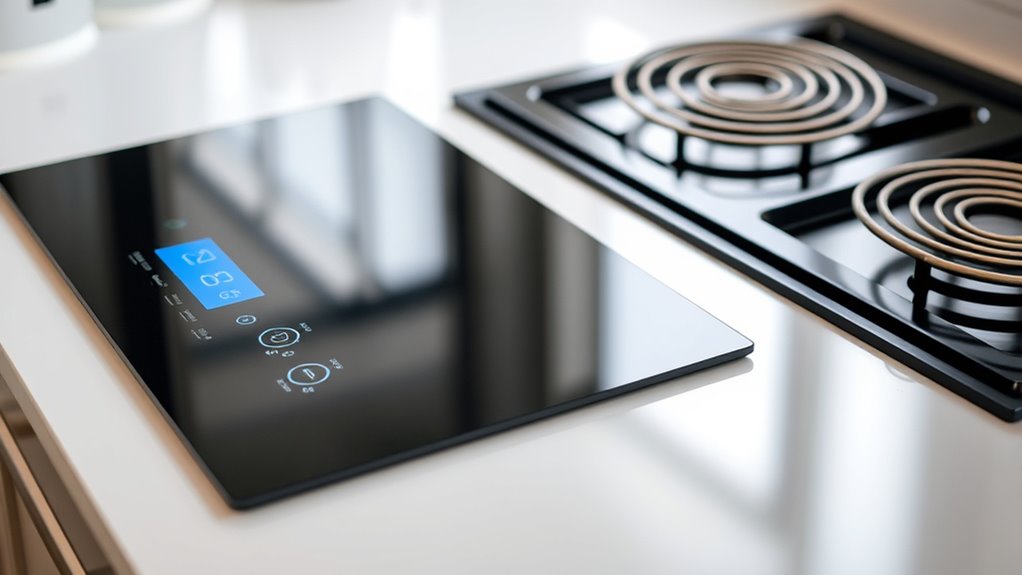induction heats faster efficiently