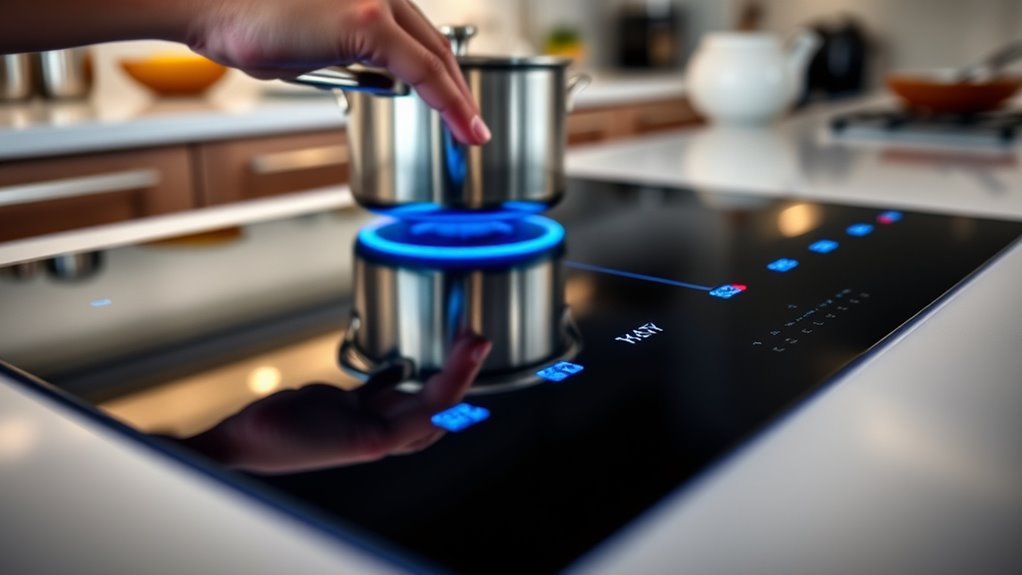 induction hob safety features