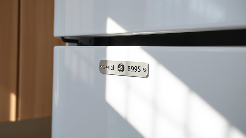inspect hidden appliance labels