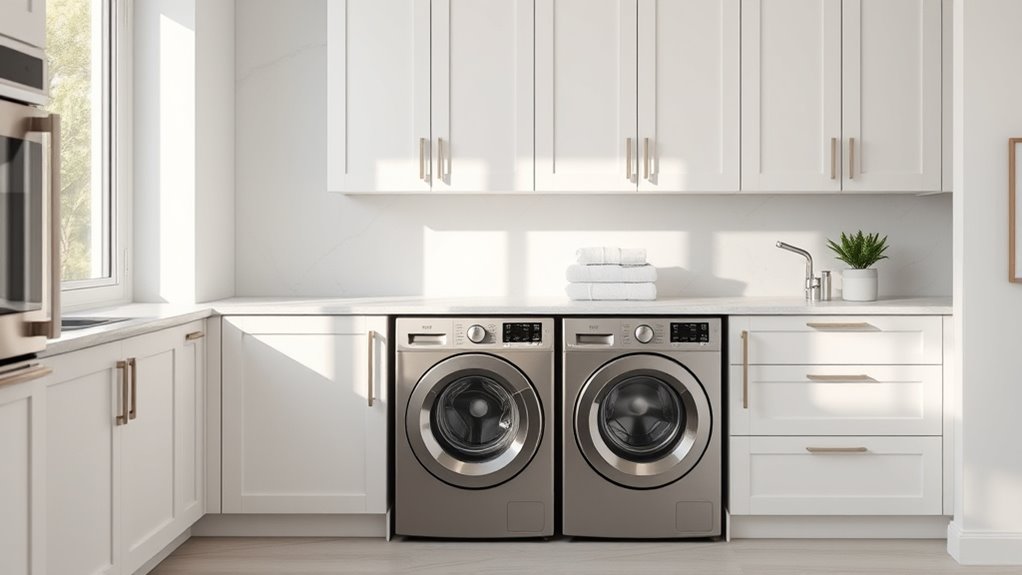 kitchen washer and dryer installation