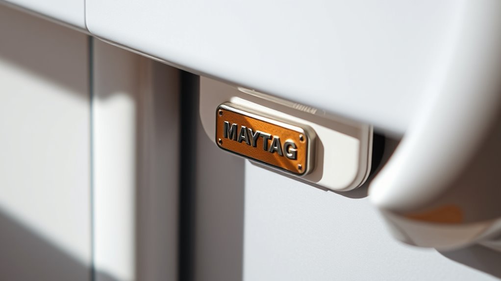 locate maytag serial label