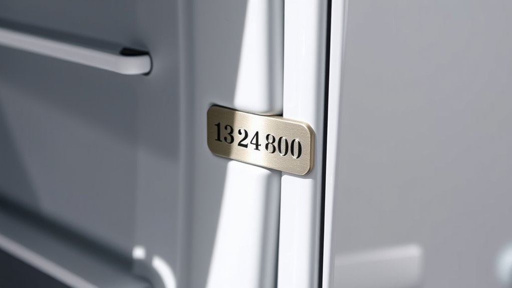 locate whirlpool serial number