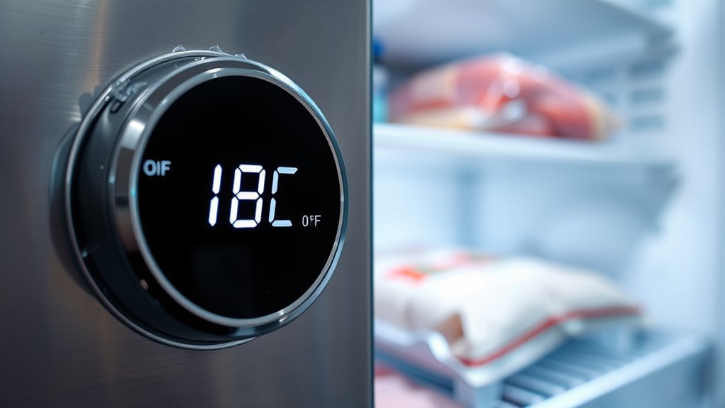 maintain 0 f freezer temperature