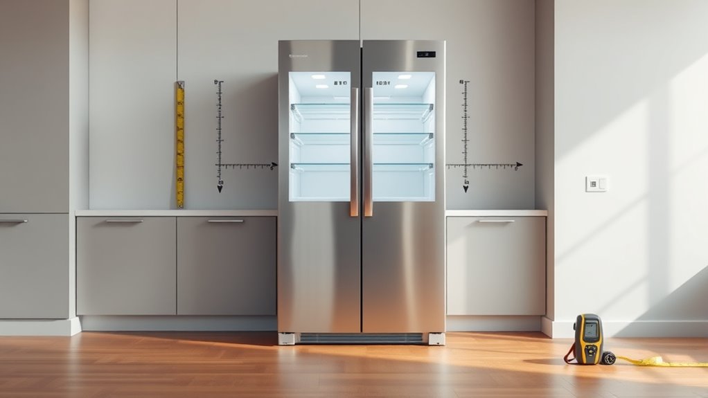measure space and clearance