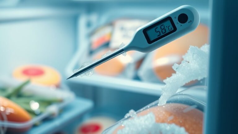 monitor freezer temperature regularly