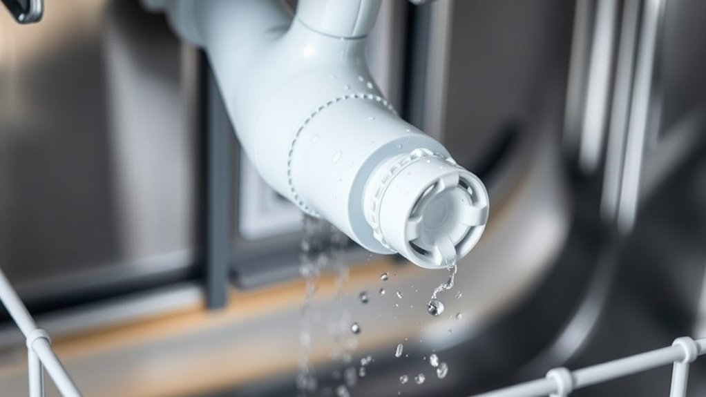 replace damaged spray arm