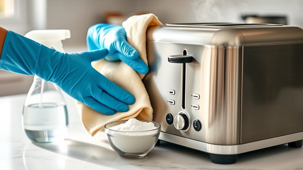 safe kitchen appliance cleaning