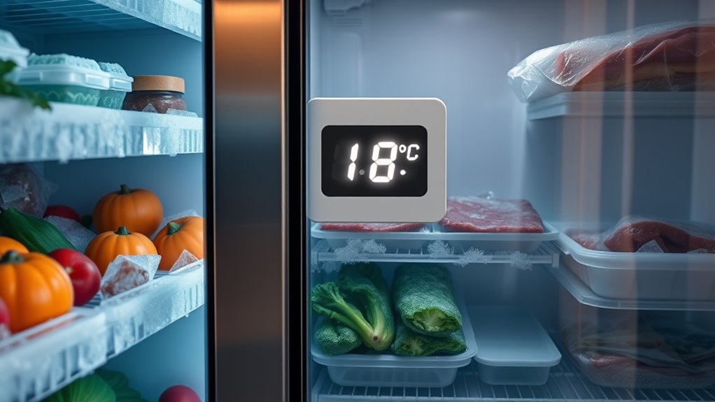 set freezer to 0 f