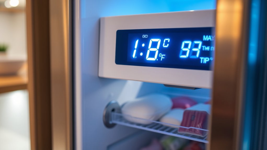 set freezer to 0 f