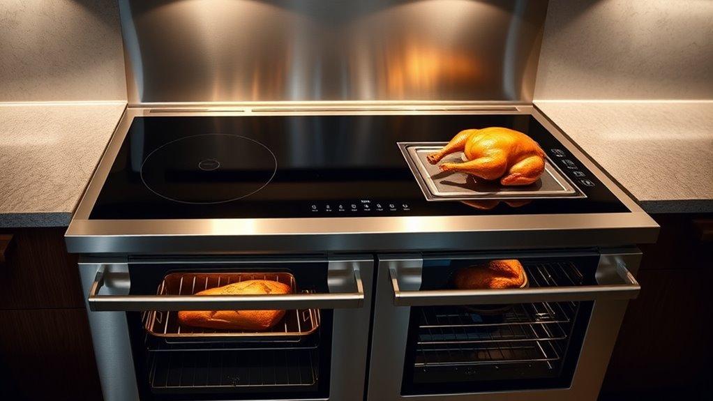 smart double oven induction