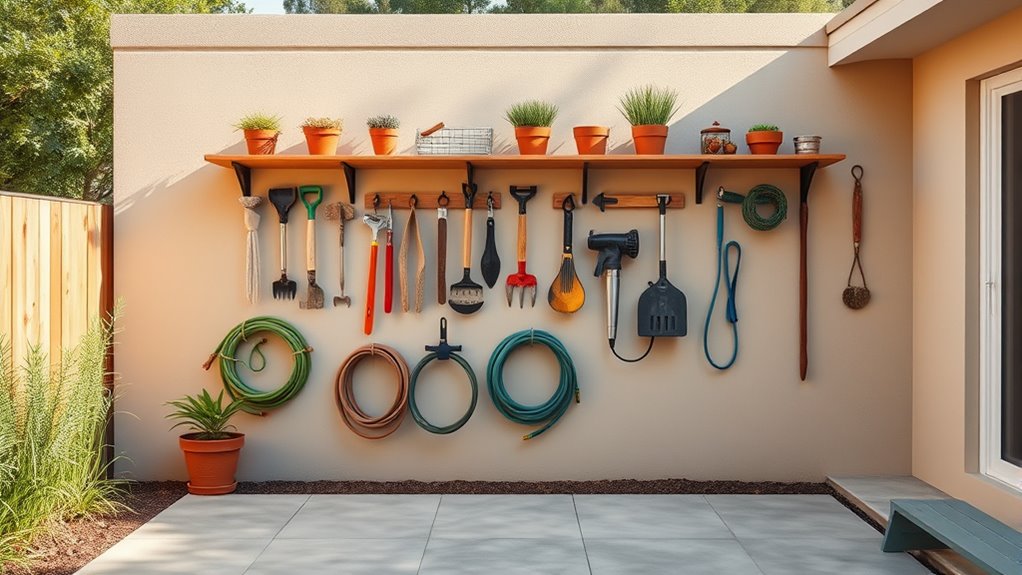 space saving wall storage