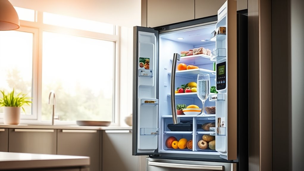 spacious adjustable door storage