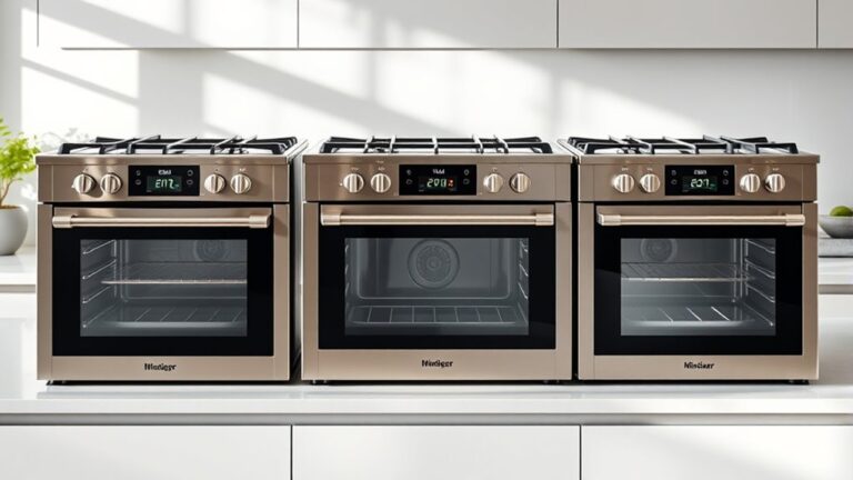 top double oven gas cookers