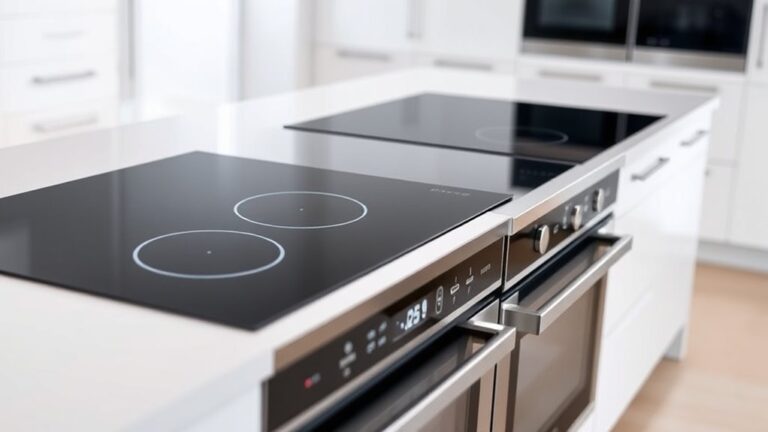 top double oven induction ranges