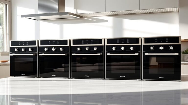 top double oven induction ranges